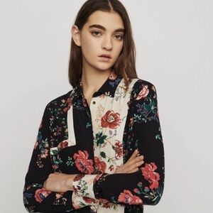 Maje floral blouse